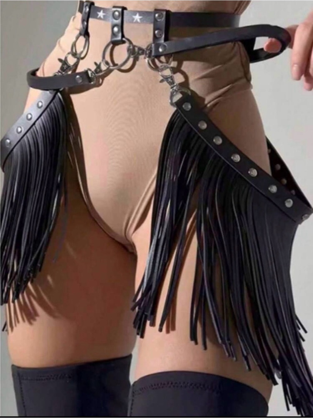 Fringe Harness Belt